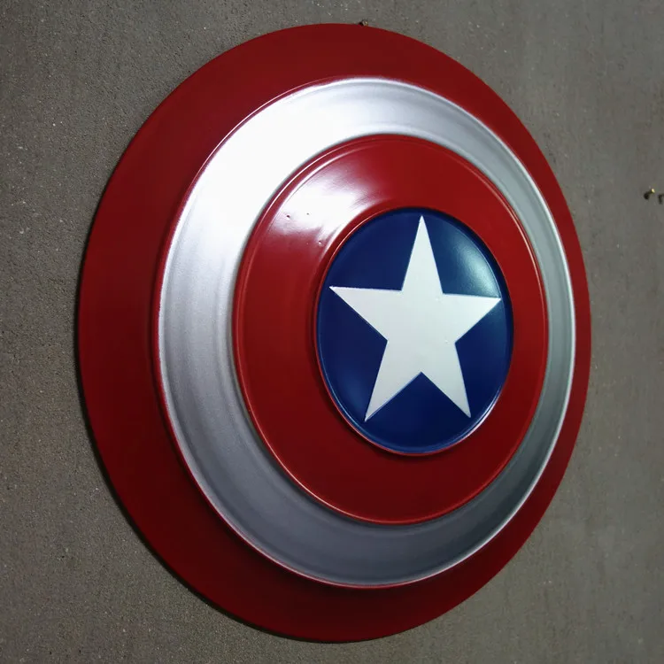 Avenger Alliance All Metal Iron art American Captain Shield cos Handheld Projects American Iron Art Decoration Creative Wall Han
Avenger Alliance All Metal Iron art American Captain Shield cos Handheld Projects American Iron Art Decoration Creative Wall Han