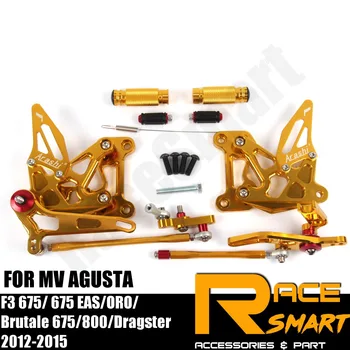 For MV AGUSTA F3 675 EAS ORO Brutale 675 800 2012-2016 CNC Adjustable Rear Footrests Pegs Pedal Motorcycle Accessories 2013 2014
For MV AGUSTA F3 675 EAS ORO Brutale 675 800 2012-2016 CNC Adjustable Rear Footrests Pegs Pedal Motorcycle Accessories 2013 2014