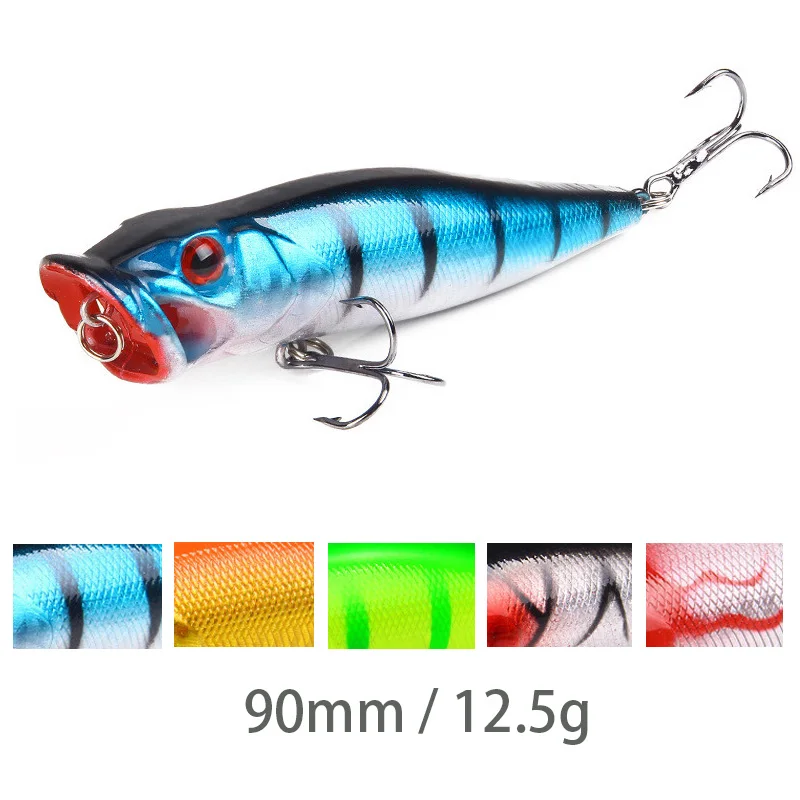 9cm 13g fishing lure 3D Eyes Big Popper Fish Bait Crankbait Wobblers Tackle Isca Poper Japan everything for fishing
9cm 13g fishing lure 3D Eyes Big Popper Fish Bait Crankbait Wobblers Tackle Isca Poper Japan everything for fishing
