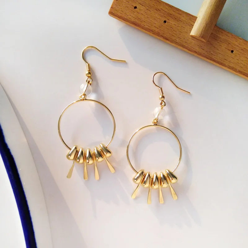 Bilandi Brand Creative Jewelry Design Female Metal Large Earrings Fashion Geometric Ring Earrings
Bilandi Brand Creative Jewelry Design Female Metal Large Earrings Fashion Geometric Ring Earrings