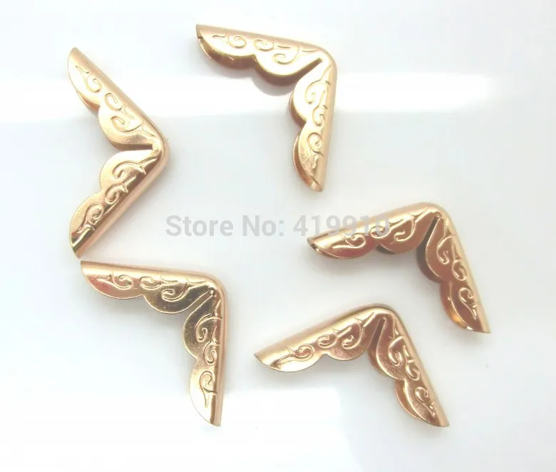 50PCs Rose Gold Metal Book Scrapbooking Albums Menus Folders Corner Protectors 30x21mmx4.7mm M01131
50PCs Rose Gold Metal Book Scrapbooking Albums Menus Folders Corner Protectors 30x21mmx4.7mm M01131