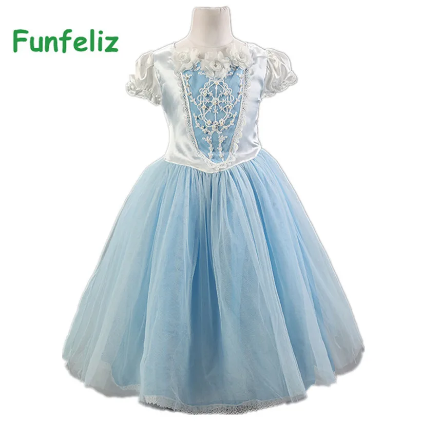 Cinderella Dress With Cap Autumn Winter Snow Queen Tulle Dress for Girl Princess costume Baby Girl Vestido Girls Party dresses
Cinderella Dress With Cap Autumn Winter Snow Queen Tulle Dress for Girl Princess costume Baby Girl Vestido Girls Party dresses
