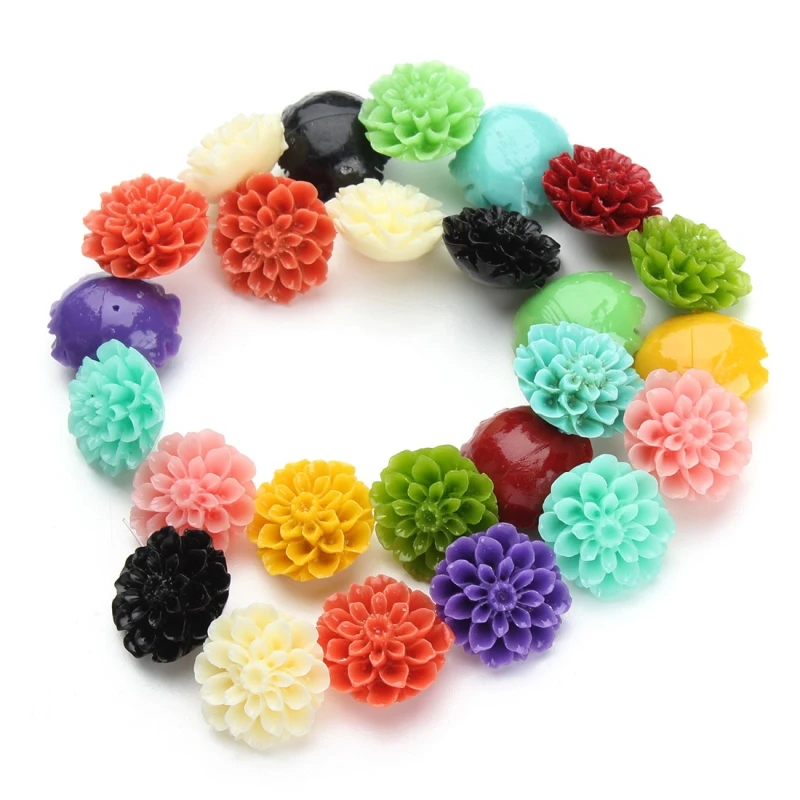 1 Strand/lot Colorful Coral Daisy Chrysanthemum Resin Flower Beads DIY Jewelry Making For Girls Women Bracelet necklace Bead
1 Strand/lot Colorful Coral Daisy Chrysanthemum Resin Flower Beads DIY Jewelry Making For Girls Women Bracelet necklace Bead