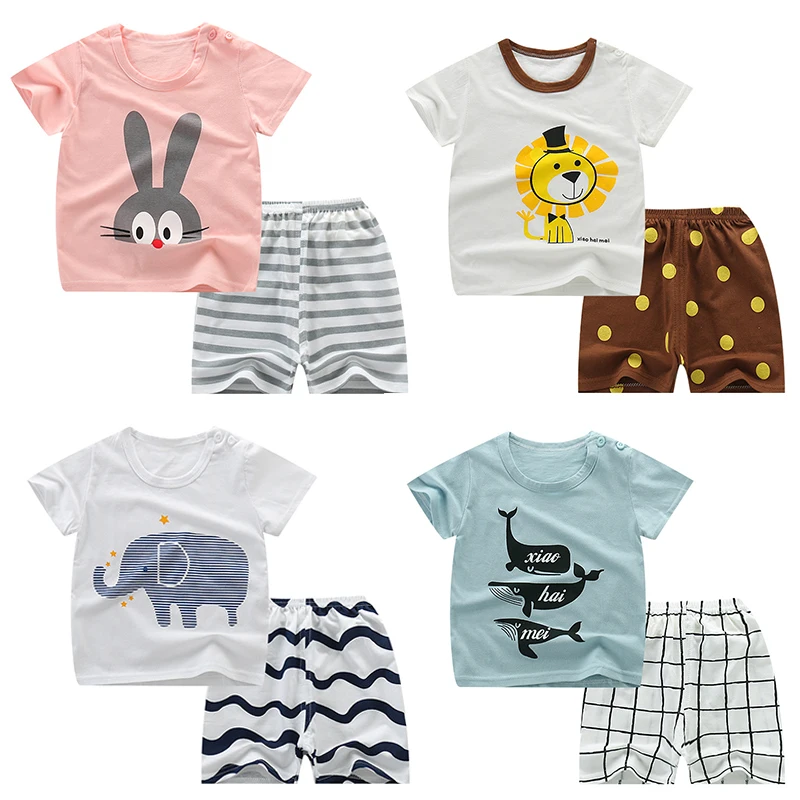 100% Cotton Cartoon Children's Pajamas Girls Boys Sleepwear Kids Clothes 2PCS Summer Baby Clothing Sets Toddler Infant Pyjamas
100% Cotton Cartoon Children's Pajamas Girls Boys Sleepwear Kids Clothes 2PCS Summer Baby Clothing Sets Toddler Infant Pyjamas