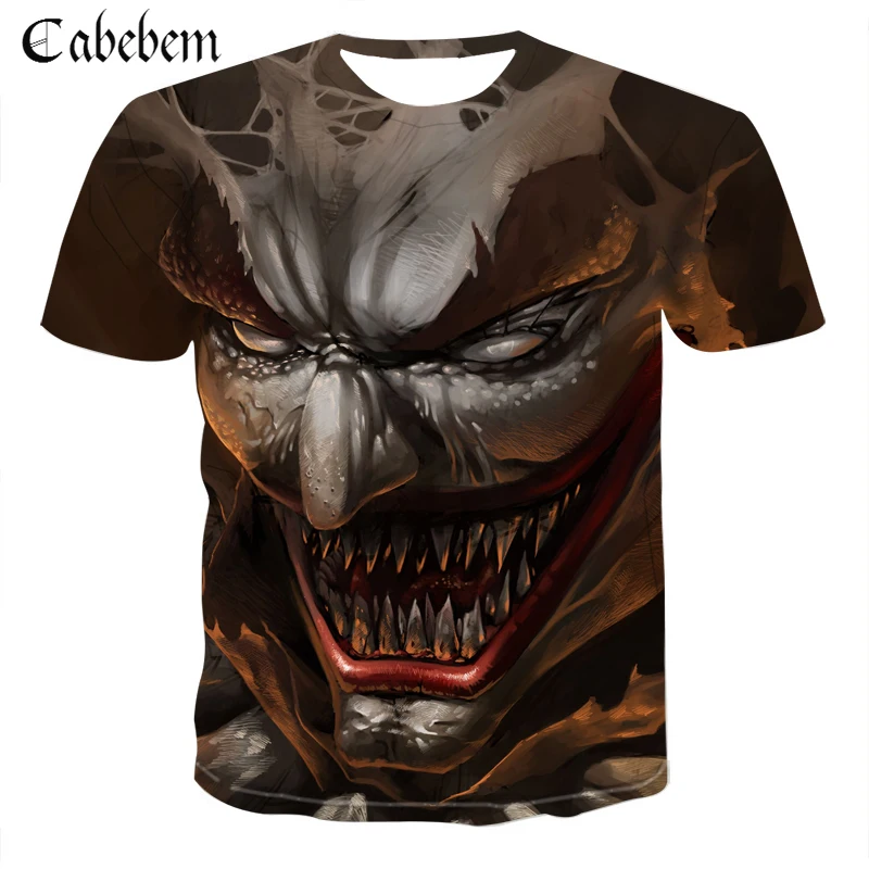 Fashion 2019 new super cool T-shirt men and women 3D Tshirt printed with suicide 3D clown short-sleeved summer T shirt
Fashion 2019 new super cool T-shirt men and women 3D Tshirt printed with suicide 3D clown short-sleeved summer T shirt