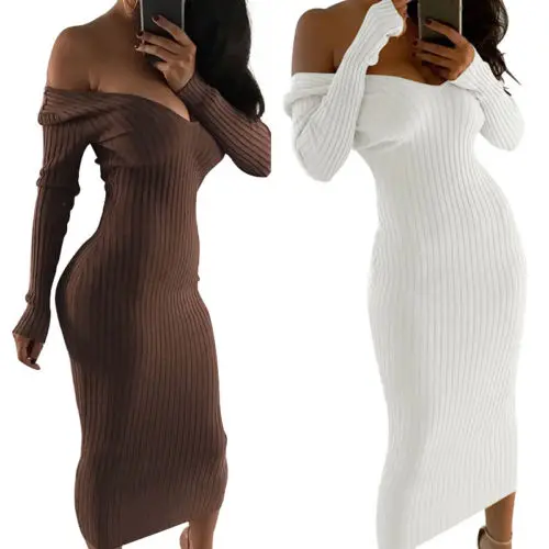 New Arrival Autumn Winter Long Slim Dress Women Long Sleeve Fleece Sweater Dress Jumper Tops Pullover Knitwear Warm
New Arrival Autumn Winter Long Slim Dress Women Long Sleeve Fleece Sweater Dress Jumper Tops Pullover Knitwear Warm