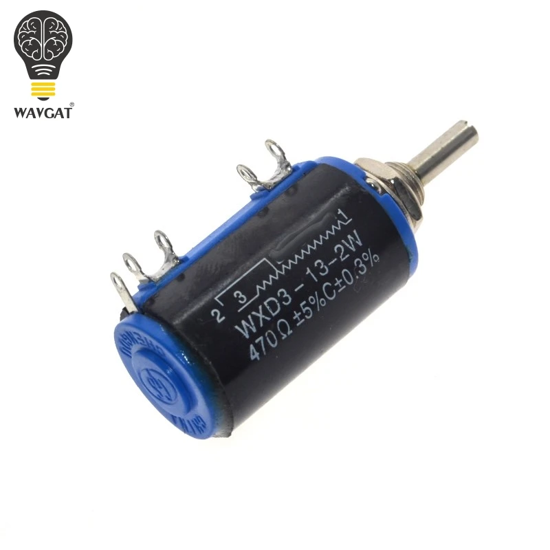 WAVGAT WXD3-13-2W 100 200 220 470 680 Ohm 1K 2.2K 3.3K 4.7K 5.6K 6.8K 10K 22K 33K 47K 100K Ohm Wirewound Potentiometer
WAVGAT WXD3-13-2W 100 200 220 470 680 Ohm 1K 2.2K 3.3K 4.7K 5.6K 6.8K 10K 22K 33K 47K 100K Ohm Wirewound Potentiometer