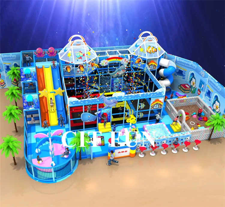 Customize New Design Children's best love Ocean World Play Center Game indoor Playground area IP-205A
Customize New Design Children's best love Ocean World Play Center Game indoor Playground area IP-205A