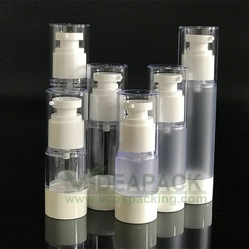 30pcs/lot 15ml / 30ml 50ml empty airless Pump bottle clear / frosted lotion bottle cosmetic packing
30pcs/lot 15ml / 30ml 50ml empty airless Pump bottle clear / frosted lotion bottle cosmetic packing