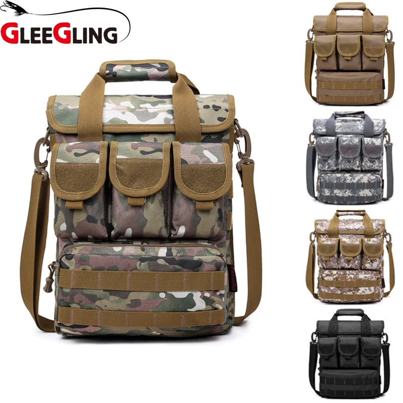 GLEEGLING Outdoor Sports Fishing Lure Reel Bag Canvas Shoulder Waist Backpack for Hunting Storage Bag Fishing Tackle
GLEEGLING Outdoor Sports Fishing Lure Reel Bag Canvas Shoulder Waist Backpack for Hunting Storage Bag Fishing Tackle