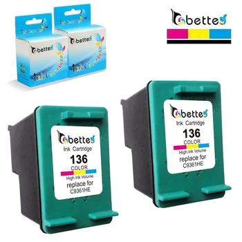 2PK, Bette Ink Cartridges Replacement for HP 136 hp136 C9361HE Deskjet D4163 5440 5443 6313 2573 Officejet 6213 PSC 1510 1513
2PK, Bette Ink Cartridges Replacement for HP 136 hp136 C9361HE Deskjet D4163 5440 5443 6313 2573 Officejet 6213 PSC 1510 1513