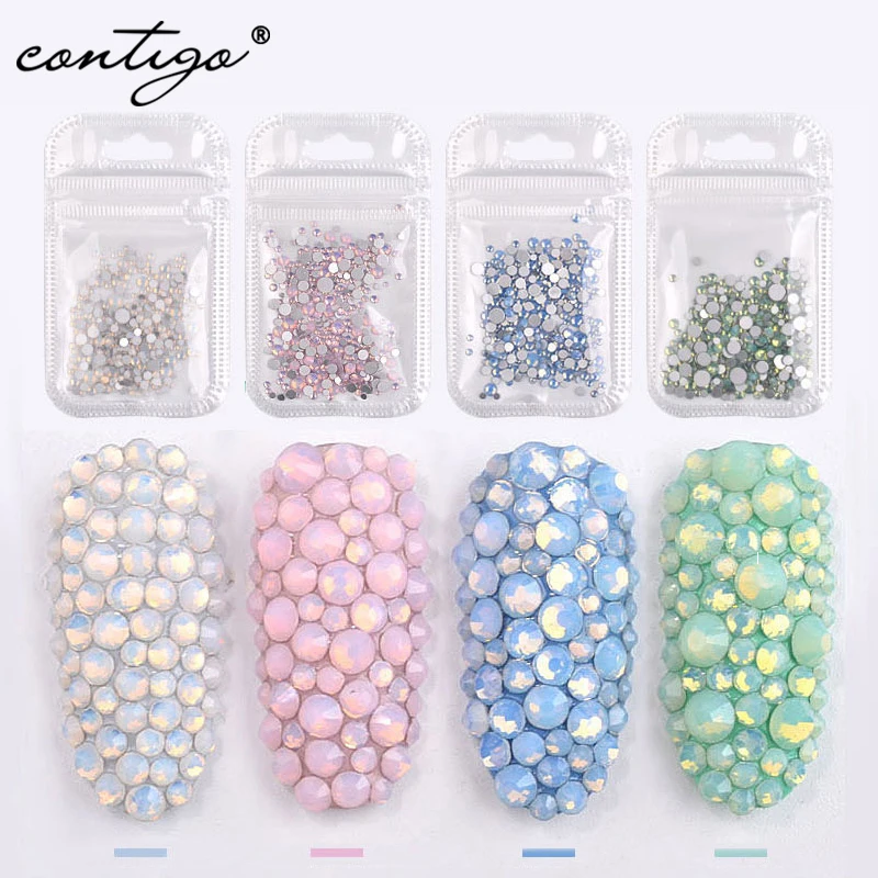 Contigo Opal Rhinestones For Nails Decoration DIY Nail Glitter Crystals Stones Nail Art Multi Size Diamonds Flat Bottom Gems
Contigo Opal Rhinestones For Nails Decoration DIY Nail Glitter Crystals Stones Nail Art Multi Size Diamonds Flat Bottom Gems