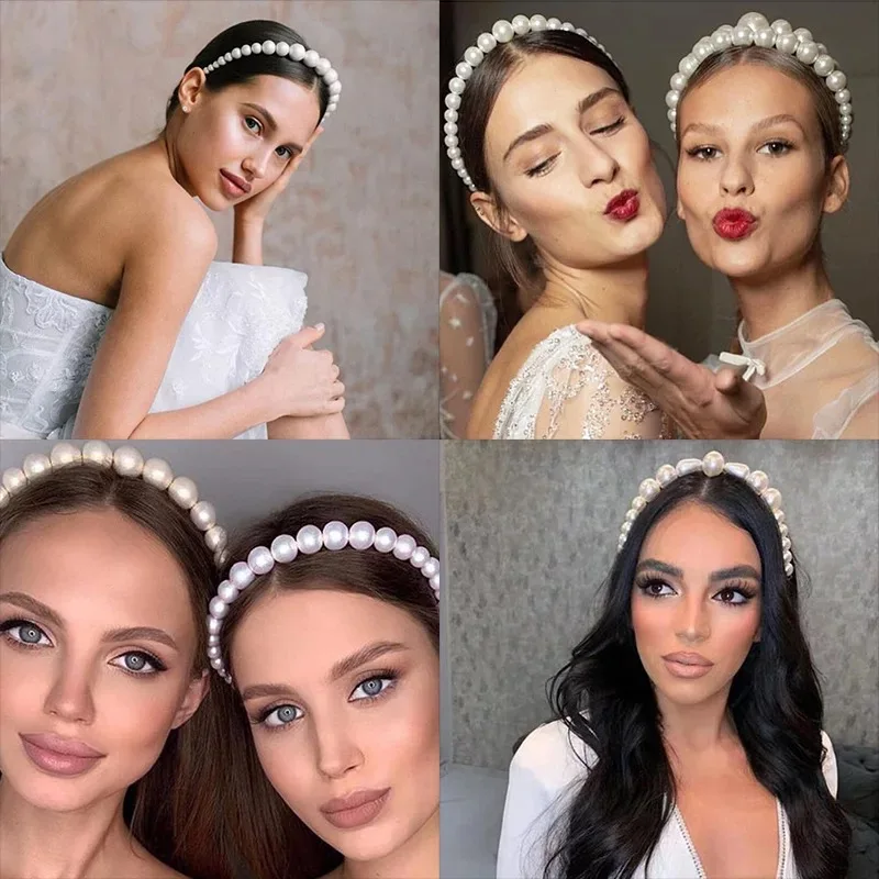 Yhpup Trendy Imitation Pearls Hairbands Statement for Girl Female Wedding Party Stage Performance Jewelry Accessories Gift 2019
Yhpup Trendy Imitation Pearls Hairbands Statement for Girl Female Wedding Party Stage Performance Jewelry Accessories Gift 2019