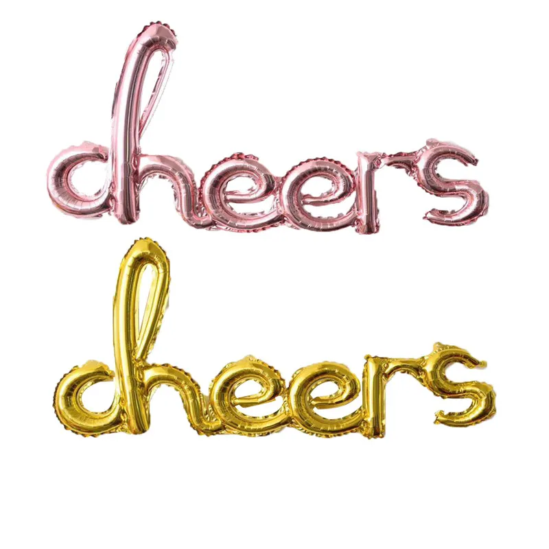 Cheers Wedding Bridal Large Cheers Letter Balloon Champagne Cheers Balloon Inflatable Air Balloons For Party Supplies
Cheers Wedding Bridal Large Cheers Letter Balloon Champagne Cheers Balloon Inflatable Air Balloons For Party Supplies