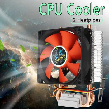 8cm 80mm Mini 2 Heatpipes PC CPU Cooler Heatsink Computer Cooling Fan for LGA 775/1155/1156 AMD AM2 AMD3 Free Shipping
8cm 80mm Mini 2 Heatpipes PC CPU Cooler Heatsink Computer Cooling Fan for LGA 775/1155/1156 AMD AM2 AMD3 Free Shipping