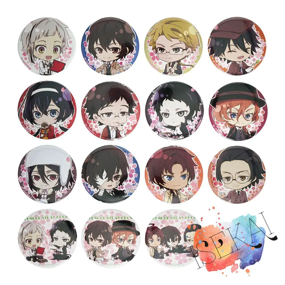 Bungo Stray Dogs Anime Badge Spring Atsushi Nakajima Dazai Osamu Badge Brooch Pins
Bungo Stray Dogs Anime Badge Spring Atsushi Nakajima Dazai Osamu Badge Brooch Pins