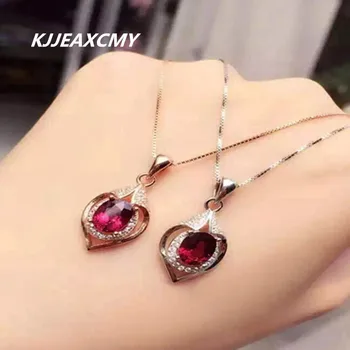 KJJEAXCMY Fine jewelry, 925 silver inlaid natural magnesium aluminum garnet, female pendant, gold and silver
KJJEAXCMY Fine jewelry, 925 silver inlaid natural magnesium aluminum garnet, female pendant, gold and silver