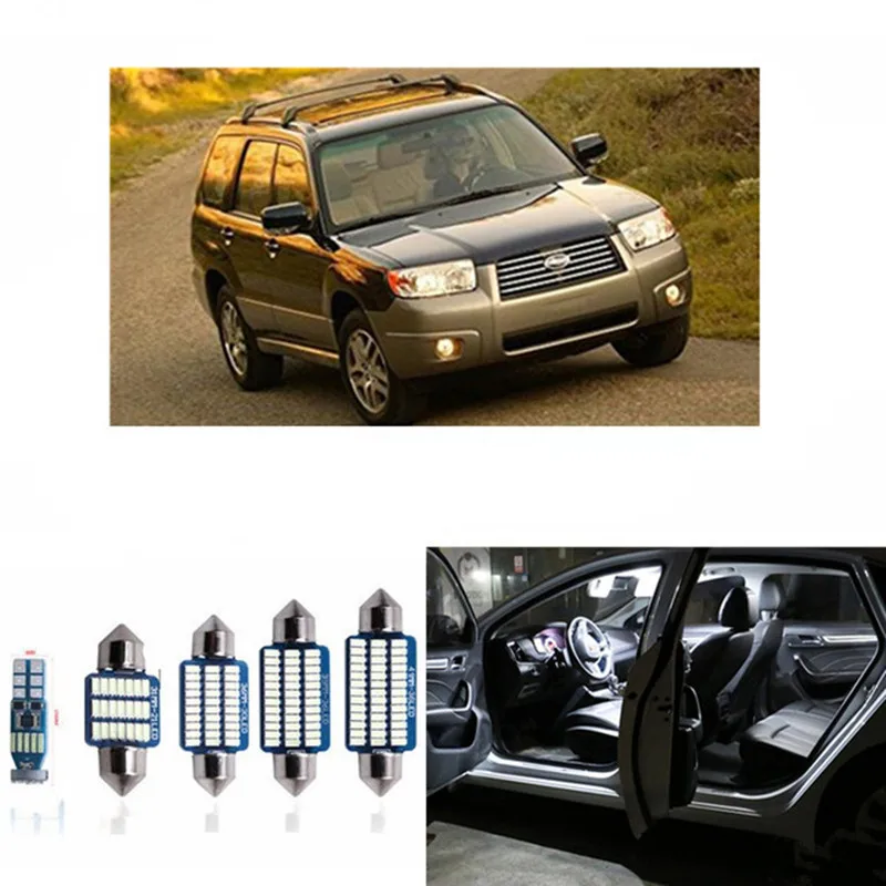 8pcs Car LED Light Bulbs Interior Package Kit For 2003-2008 Subaru Forester Map Dome Trunk License Plate Lamp White ice blue
8pcs Car LED Light Bulbs Interior Package Kit For 2003-2008 Subaru Forester Map Dome Trunk License Plate Lamp White ice blue