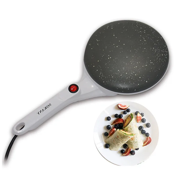 SOKANY Electric Crepe Maker 650W Pizza Pancake Machine Non-Stick Griddle Baking Pan Cake Machine Kitchen Cooking Tools
SOKANY Electric Crepe Maker 650W Pizza Pancake Machine Non-Stick Griddle Baking Pan Cake Machine Kitchen Cooking Tools