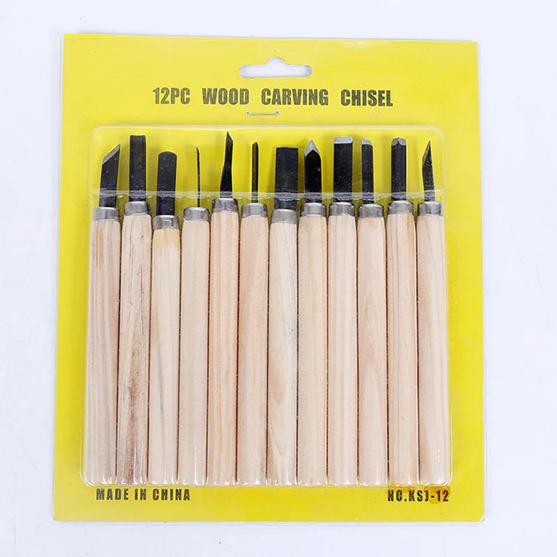 6/10 / 12Pcs set woodworking chisel flat chisel flat shovel chisel art carving blade teaching basic practice knife letter opener
6/10 / 12Pcs set woodworking chisel flat chisel flat shovel chisel art carving blade teaching basic practice knife letter opener