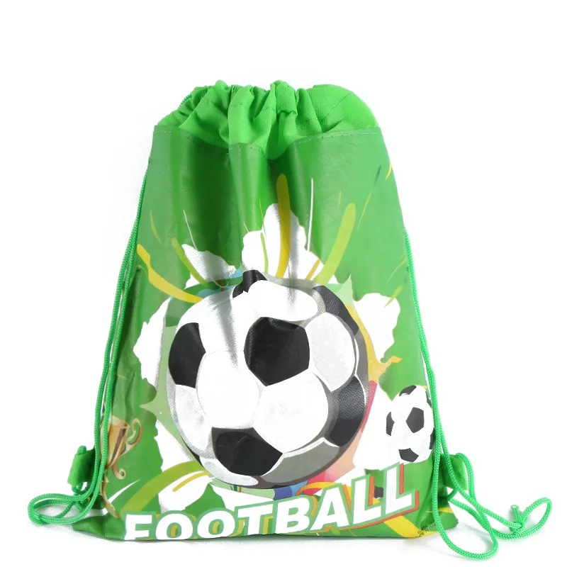 10pcs\lot Baby Shower Soccer Cartoon Non-Woven Fabric Drawstring Bags Football Backpack Birthday Party Decoration Kids Supplies
10pcs\lot Baby Shower Soccer Cartoon Non-Woven Fabric Drawstring Bags Football Backpack Birthday Party Decoration Kids Supplies
