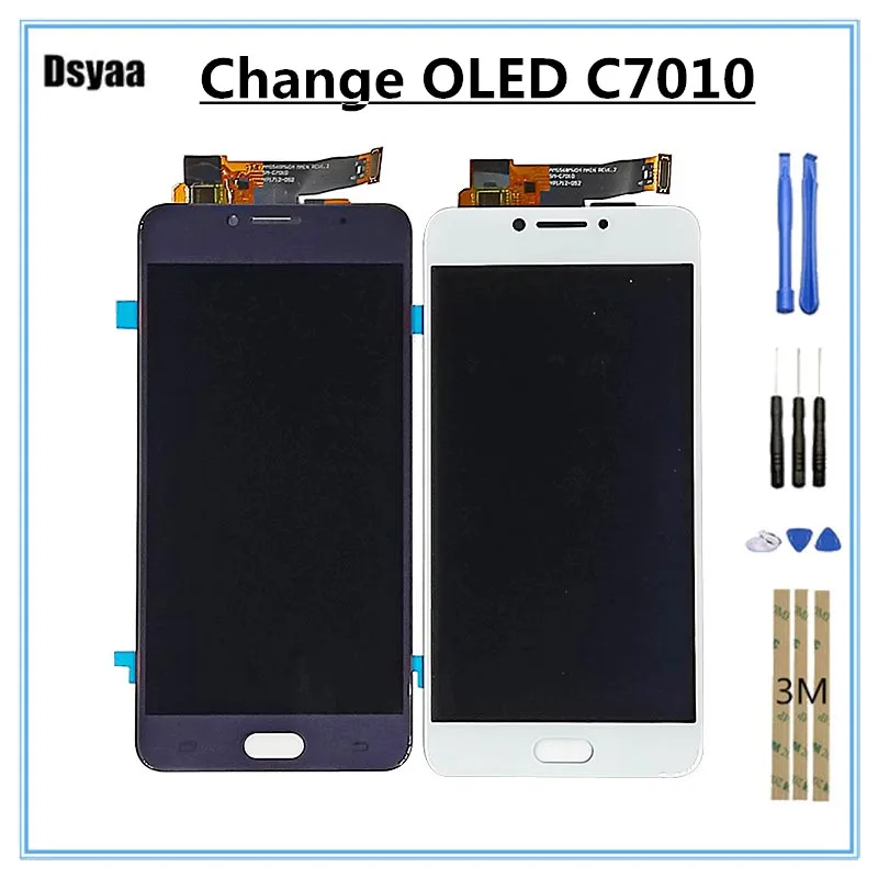 5.7 Inch Change Oled LCD for Samsung Galaxy C7 Pro C7010 Display Touch Screen Digitizer Assembly Replacement with Tools | Мобильные