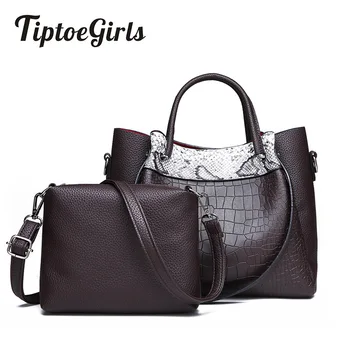 Two-Piece Composite Bag Personalized Snake Stitching Ladies Handbag Casual Wild Temperament Shoulder Messenger Bag
Two-Piece Composite Bag Personalized Snake Stitching Ladies Handbag Casual Wild Temperament Shoulder Messenger Bag