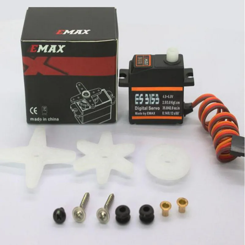 EMAX model fixed wing dedicated ES3153 (17g) plastic tooth digital servo servo server
EMAX model fixed wing dedicated ES3153 (17g) plastic tooth digital servo servo server
