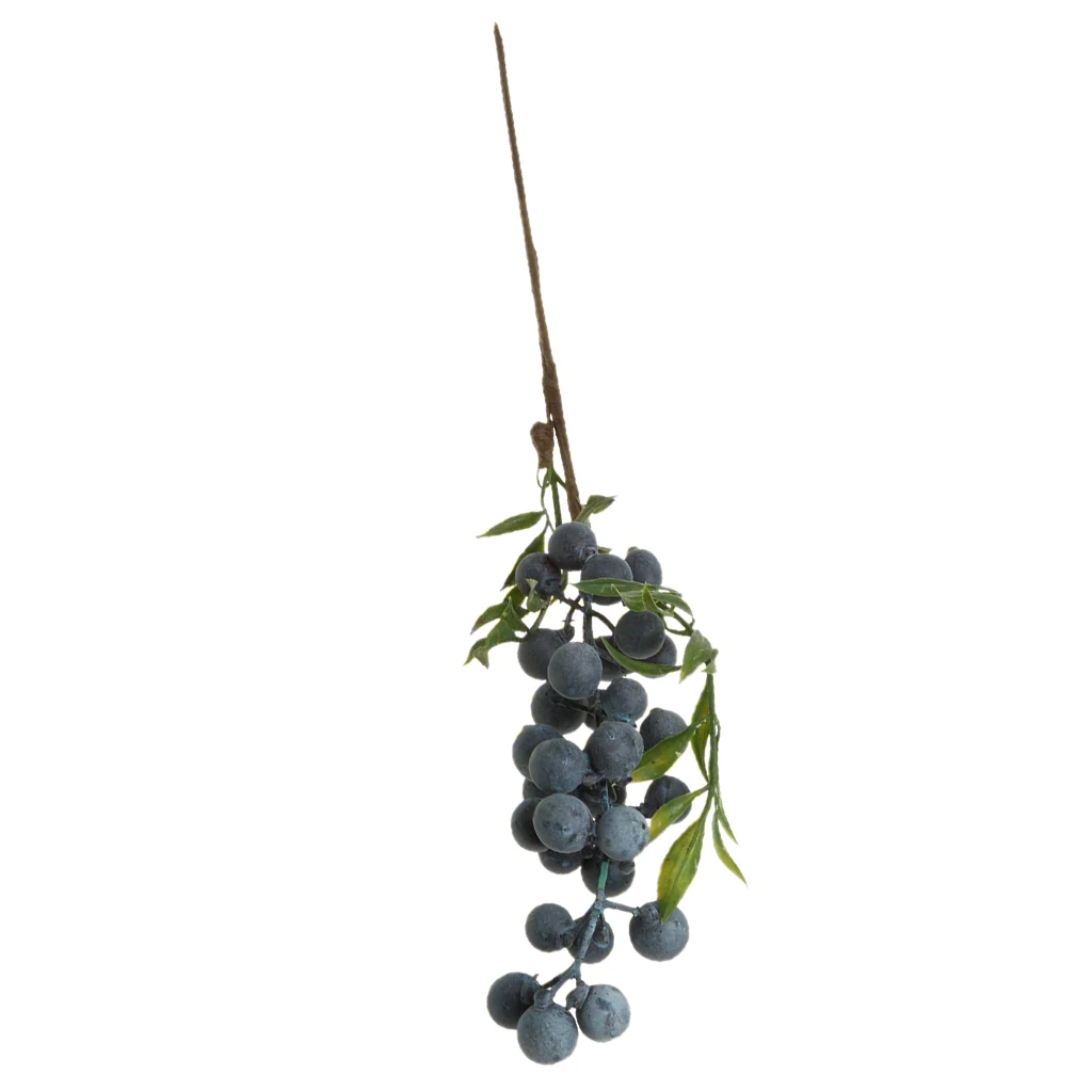 1Piece Handmade Artificial Fresh Plant Flower Fruit Berries Branches Wedding Party Bouquet Home Cafe Beautify Decor Crafts