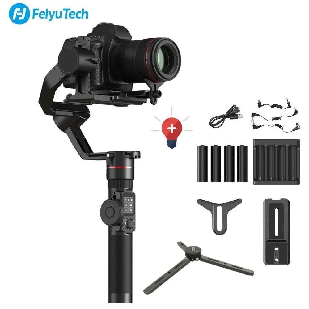 FeiyuTech Feiyu AK2000 3-Axis Handheld Camera Stabilizer Gimbal for Sony Canon 5D 6D Mark Panasonic GH5 Nikon D850 2.8kg Payloa
FeiyuTech Feiyu AK2000 3-Axis Handheld Camera Stabilizer Gimbal for Sony Canon 5D 6D Mark Panasonic GH5 Nikon D850 2.8kg Payloa