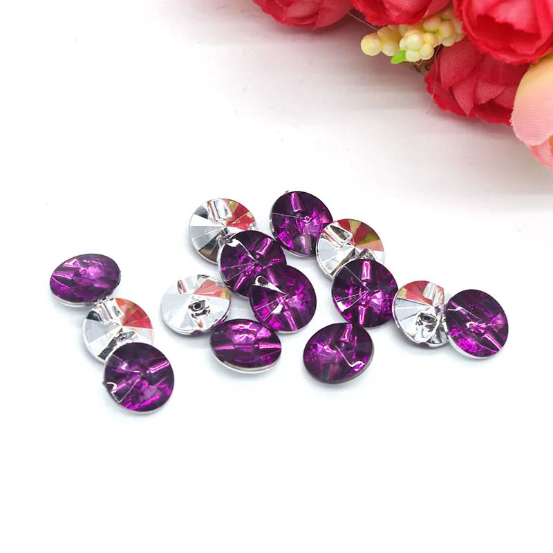 SHINE 100PCs Acrylic Sewing Buttons Scrapbooking Round Purple Single Hole 11mm Costura Botones Decorate bottoni botoes AC003-2
SHINE 100PCs Acrylic Sewing Buttons Scrapbooking Round Purple Single Hole 11mm Costura Botones Decorate bottoni botoes AC003-2