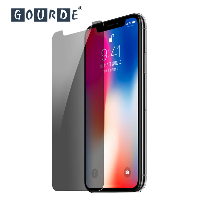 Gourde Tempered Glass Anti-peeping for iPhone X Privacy 9H Hardness Screen Protector for iPhone X Privacy Glass Film
Gourde Tempered Glass Anti-peeping for iPhone X Privacy 9H Hardness Screen Protector for iPhone X Privacy Glass Film