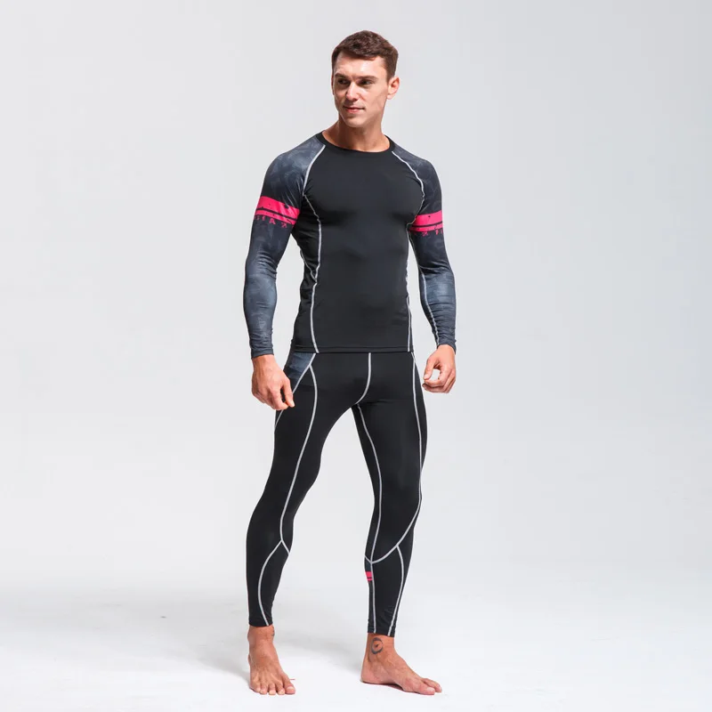 2 Piece Tracksuit Running Suit Men Workout Clothes Set Compression Clothing Jersey Training Base Layer Set Fitness Sportswear
2 Piece Tracksuit Running Suit Men Workout Clothes Set Compression Clothing Jersey Training Base Layer Set Fitness Sportswear