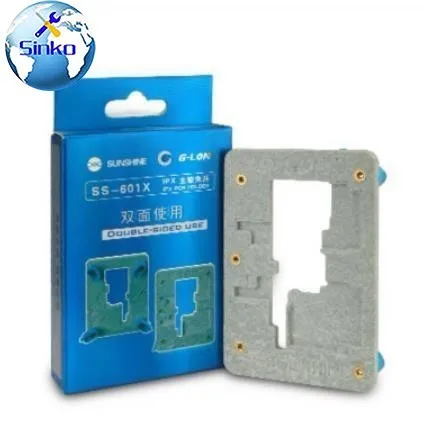 Sunshine SS-601X IPX Upper And Lower Double Side Used G-Lon Motherboard Repair Fixture For Iphone X Platform | Инструменты
