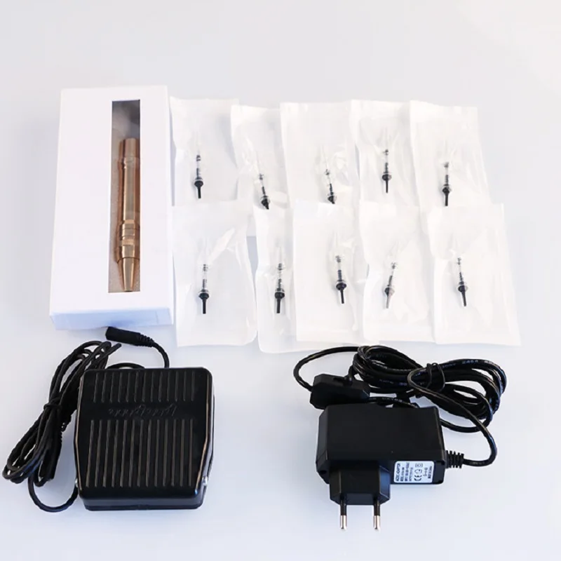 Permanent Makeup PEN Machine With 10Pcs Cartridge Needle New Design East Coloring Micropigmentation Alloy Tattoo Gun Handpiece
Permanent Makeup PEN Machine With 10Pcs Cartridge Needle New Design East Coloring Micropigmentation Alloy Tattoo Gun Handpiece