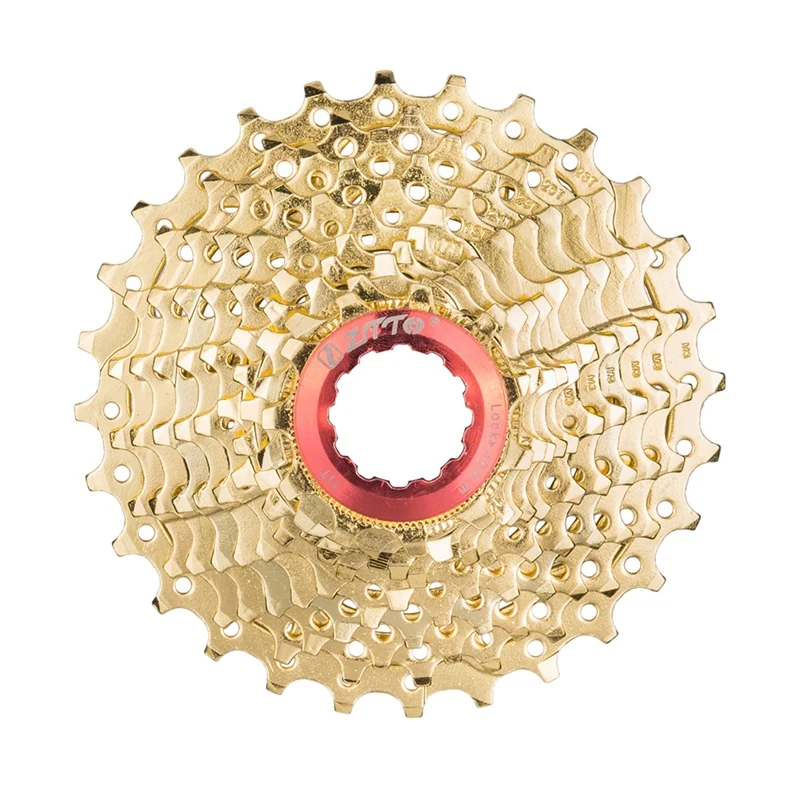 Ztto Road Bike 11 S 28 T Gold Cassette 11-28T Golden Steel Freewheel 11 Speed Flywheel Sprocket For K7 Bicycle Parts
Ztto Road Bike 11 S 28 T Gold Cassette 11-28T Golden Steel Freewheel 11 Speed Flywheel Sprocket For K7 Bicycle Parts