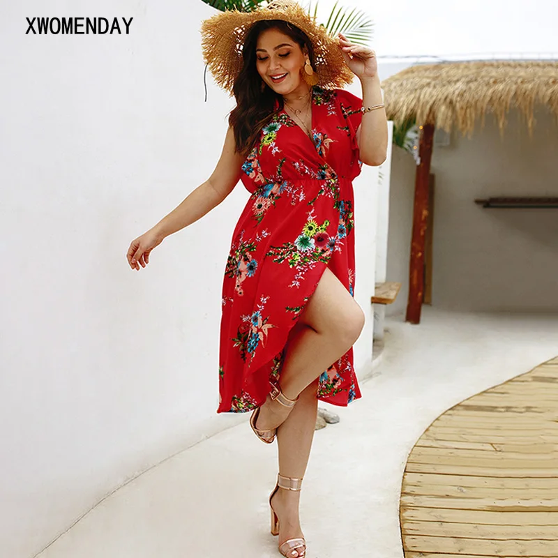 Plus Size 4XL Boho Print Women Midi Dress White Robe Female Summer Dresses Holiday Casual V Neck Butterfly Sleeve Beach Vestidos
Plus Size 4XL Boho Print Women Midi Dress White Robe Female Summer Dresses Holiday Casual V Neck Butterfly Sleeve Beach Vestidos
