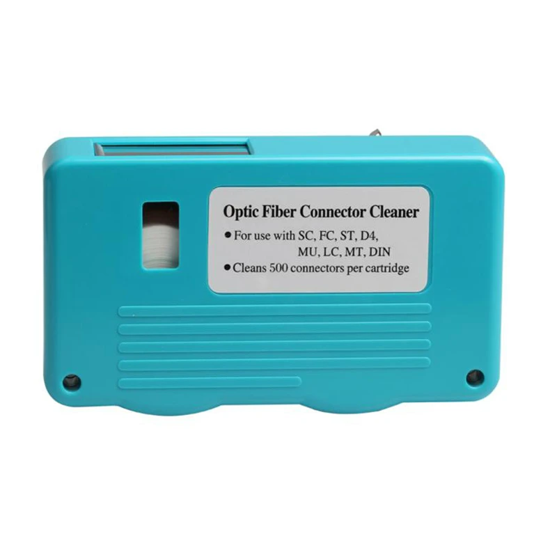 Fiber end face cleaner with replacable tape Fiber Optic Cleaner Optical Fiber Cassette Cleaner
Fiber end face cleaner with replacable tape Fiber Optic Cleaner Optical Fiber Cassette Cleaner