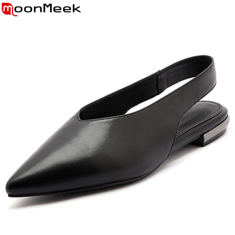 MoonMeek 2020 new arrive women flats shoes fashion pointed toe spring autumn genuine leather single shoes elegant college style
MoonMeek 2020 new arrive women flats shoes fashion pointed toe spring autumn genuine leather single shoes elegant college style