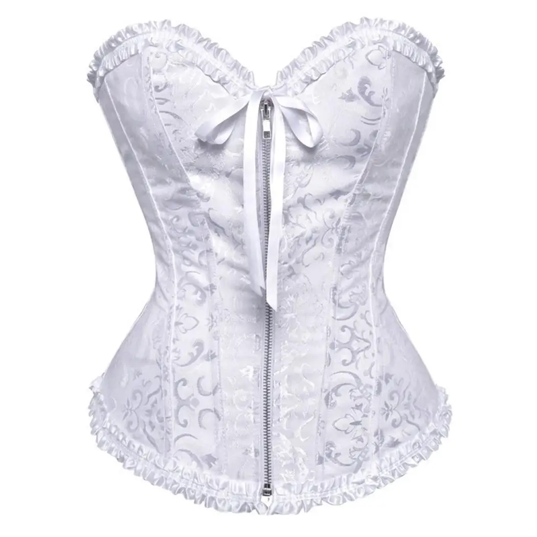 New Fashion Women Corset Waist Shaper Floral Zipper, Bow Tie, Lace Elastic Casual Body Shapewear with G-string
New Fashion Women Corset Waist Shaper Floral Zipper, Bow Tie, Lace Elastic Casual Body Shapewear with G-string