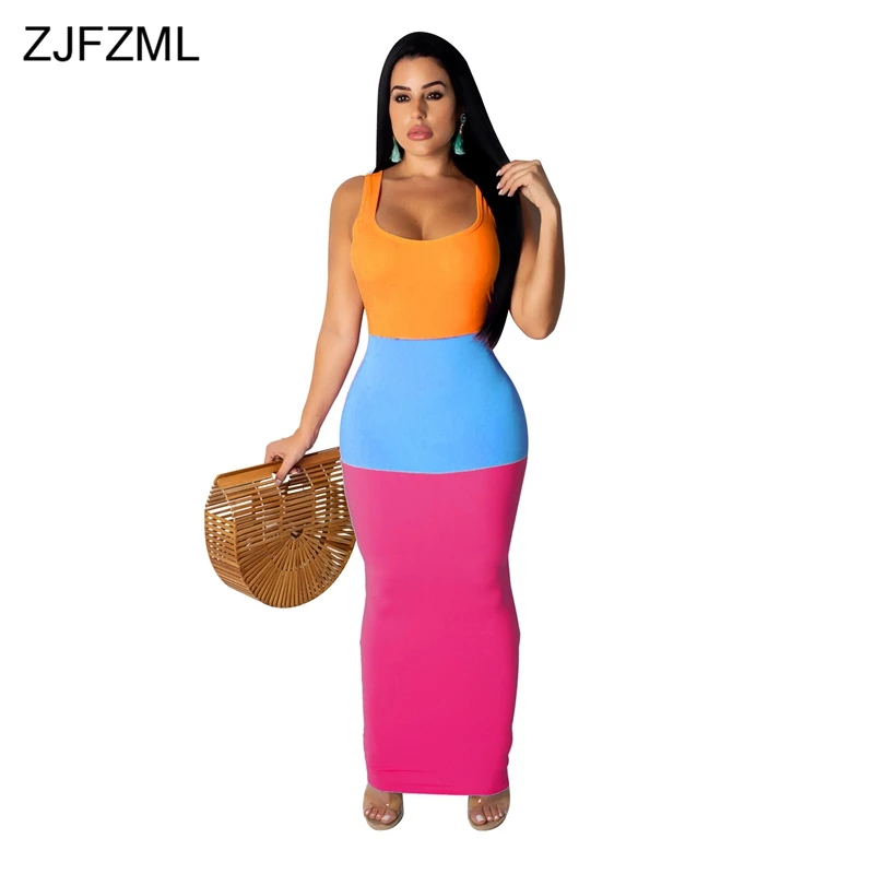 High Waist Summer Bandage Long Dress Women Scoop Neck Sleeveless Club Party Dress Casual Backless Slim Fit Package Hip Vestidos
High Waist Summer Bandage Long Dress Women Scoop Neck Sleeveless Club Party Dress Casual Backless Slim Fit Package Hip Vestidos