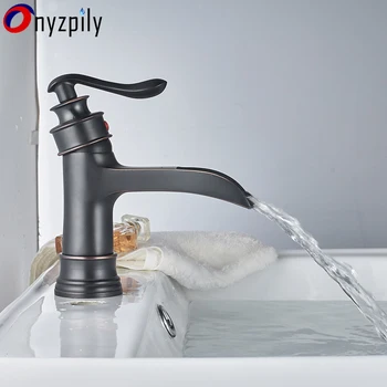 Waterfall Bathroom Basin FaucetORB Single Handle Faucets Hot and Cold Water Mixer Faucet
Waterfall Bathroom Basin FaucetORB Single Handle Faucets Hot and Cold Water Mixer Faucet