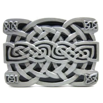 Medieval Keltic Knot Mesh Design Belt Buckle 
Medieval Keltic Knot Mesh Design Belt Buckle