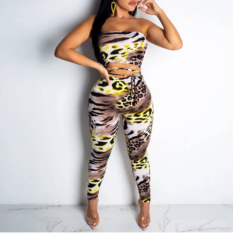 Leopard Print Women Jumpsuits Sexy Off Shoulder Hollow Out Bodycon Backless Rompers Ladies Skinny Party Long Playsuit Overalls
Leopard Print Women Jumpsuits Sexy Off Shoulder Hollow Out Bodycon Backless Rompers Ladies Skinny Party Long Playsuit Overalls