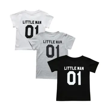 LITTLE 1 3 colors brief fashion tops Dad Me Toddler Infant Kids Baby Boy Letter T shirt Tops Family Matching Clothes August 9
LITTLE 1 3 colors brief fashion tops Dad Me Toddler Infant Kids Baby Boy Letter T shirt Tops Family Matching Clothes August 9