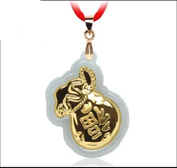 Pure 24k Yellow Gold 100% Natural /Jadeite gold Fu Bag Pendant
Pure 24k Yellow Gold 100% Natural /Jadeite gold Fu Bag Pendant