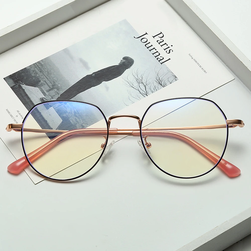 Unisex Retro Metal Eyeglasses Frame Blue Light Blocking Reading Glasses Goggles Anti Glare Optical Nice-looking Glasses PL1160
Unisex Retro Metal Eyeglasses Frame Blue Light Blocking Reading Glasses Goggles Anti Glare Optical Nice-looking Glasses PL1160