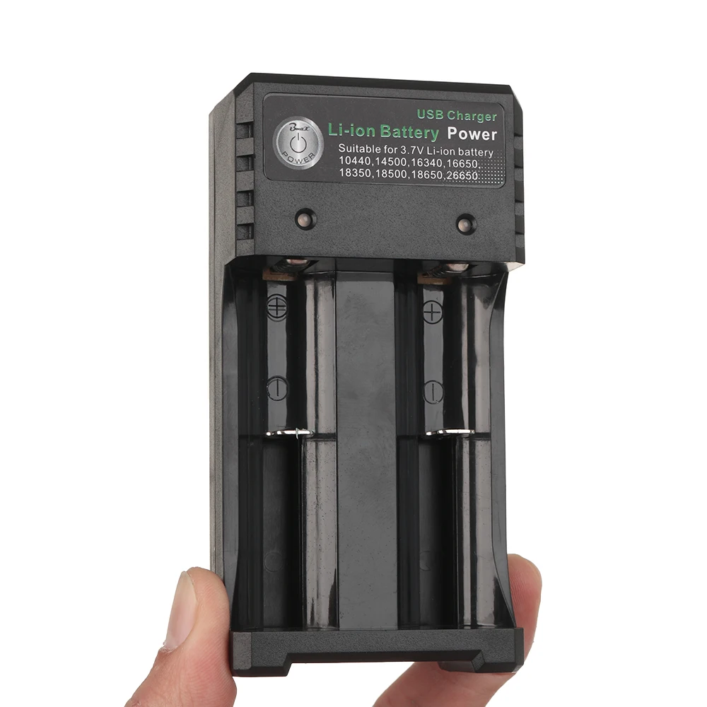 Durable 3.7V 18650 Charger Li-ion Battery USB Independent Charging Short Circuit Protection for 18350/16340 /14500
Durable 3.7V 18650 Charger Li-ion Battery USB Independent Charging Short Circuit Protection for 18350/16340 /14500