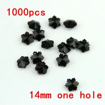 1000pcs 14mm Black Lamp Chandelier Parts Glass Crystal Snowflake Beads with 1 Hole For Prism Suncatchers Beads Curtain Wedding
1000pcs 14mm Black Lamp Chandelier Parts Glass Crystal Snowflake Beads with 1 Hole For Prism Suncatchers Beads Curtain Wedding