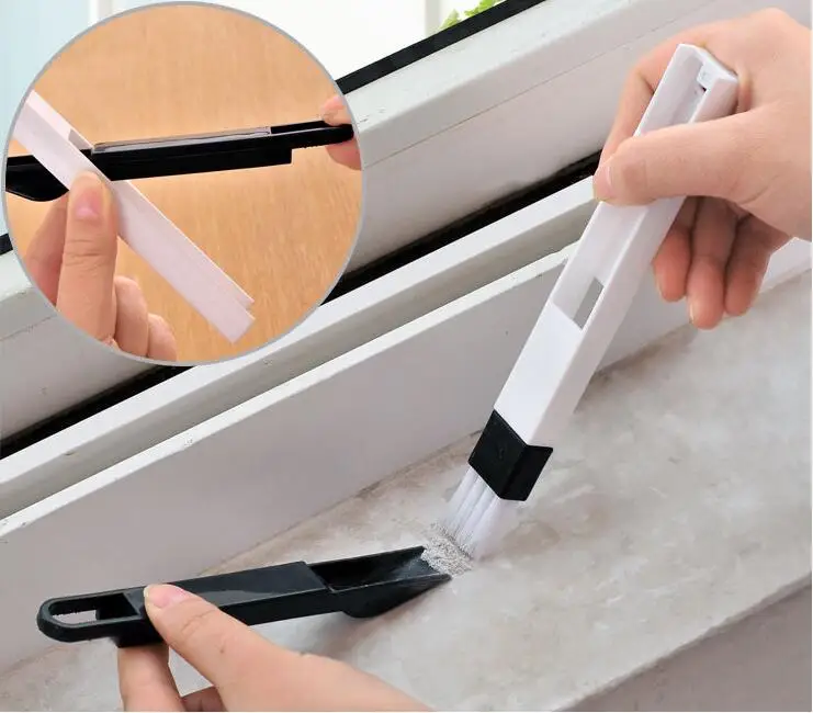 2 in 1 multi-function window slot brush with dustpan screen keyboard drawer wardrobe corner gap Dust removal cleaning brush
2 in 1 multi-function window slot brush with dustpan screen keyboard drawer wardrobe corner gap Dust removal cleaning brush